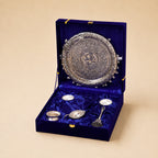 German Silver Puja Thali