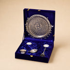 German Silver Puja Thali