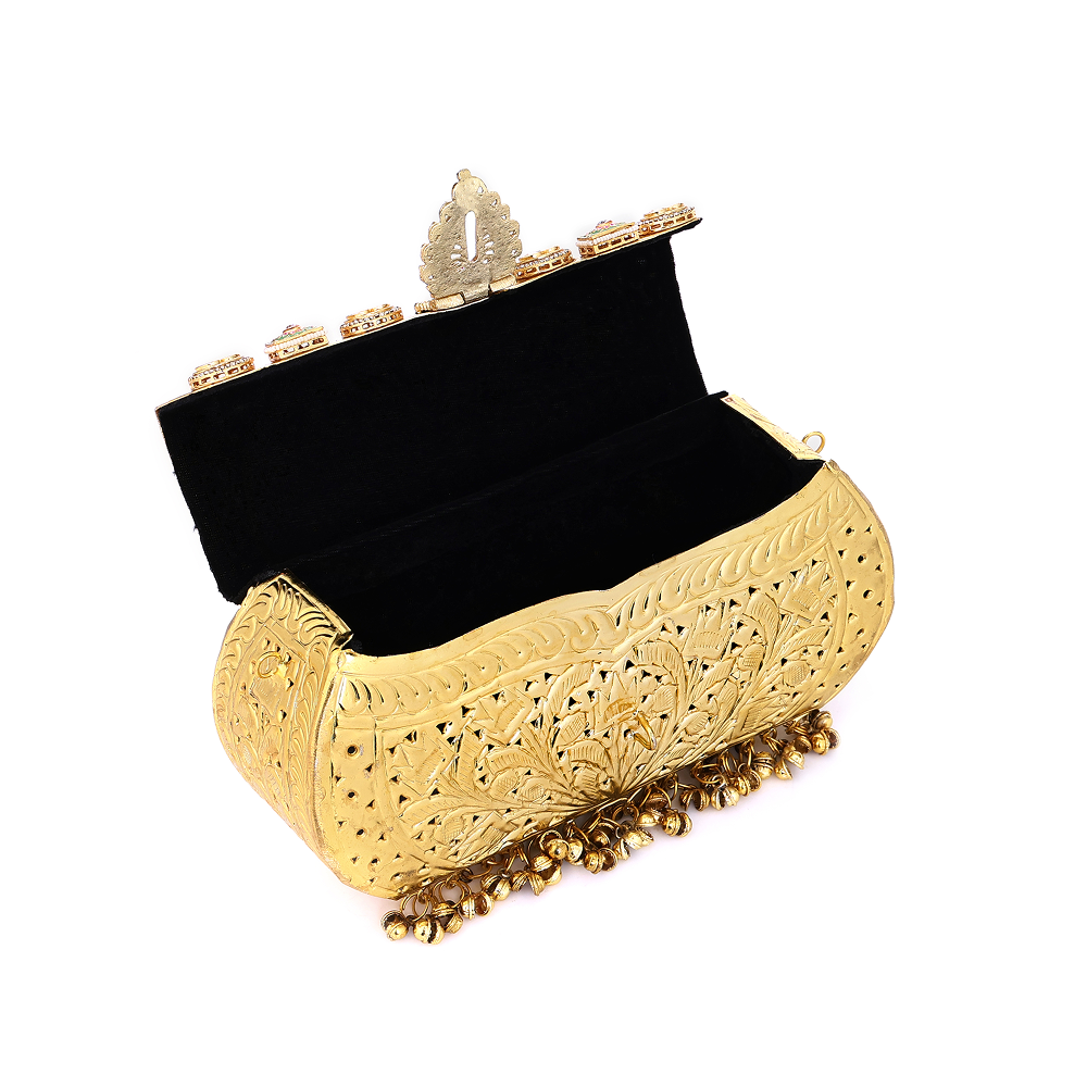 Brass Ghungroo Clutch