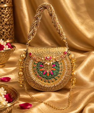 Rangoli clutch